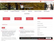 Tablet Screenshot of comune.formignana.fe.it